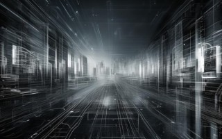 科技动态黑白壁纸